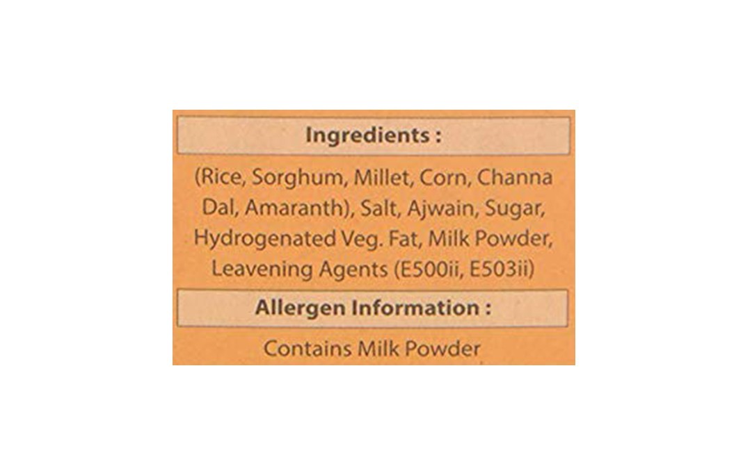 Fidalgo's Gluten Free Multigrain Sweet N' Salty Ajwain Cookies   Pack  200 grams